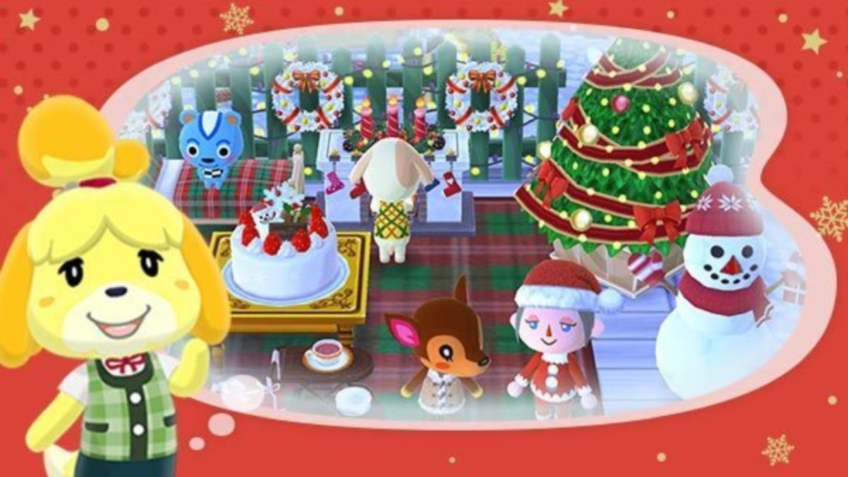 Como ganhar paus (e móveis festivos) no Animal Crossing: Pocket Camps Holiday Event 1